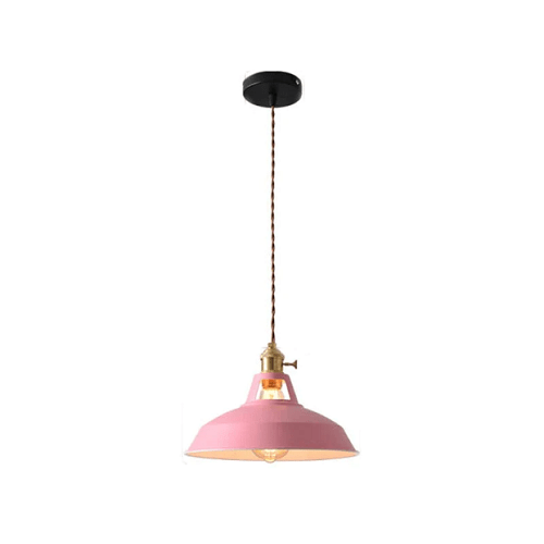 Skanto | Vintage pastell pendellampe - Metallisk eleganse - Myk atmosfære