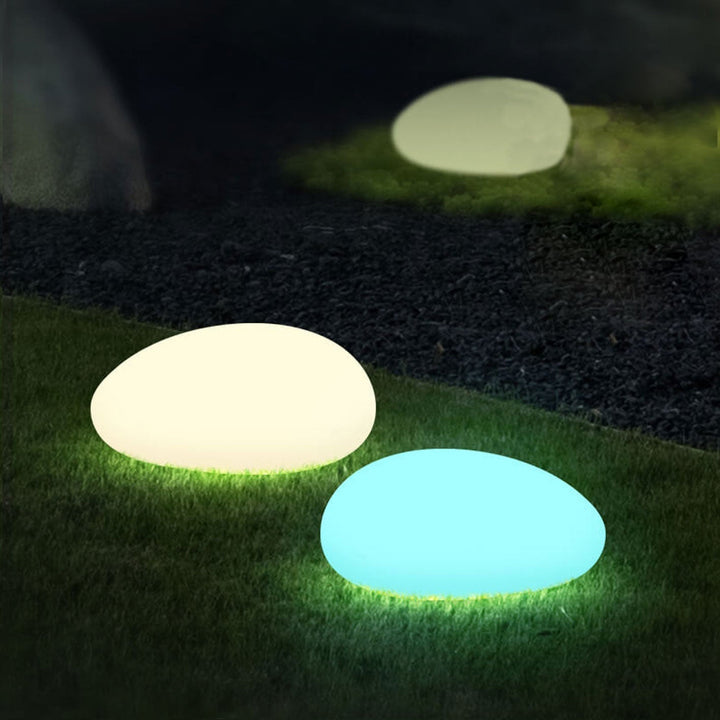 Solar vanntett PE sfærisk LED utendørs dekorativ plenlampe | Skanto