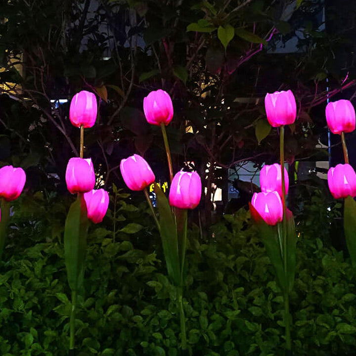 Skanto | Solar Tulip Plenlys Utendørs Hage LED Tulipan Blomsterlys Bakke Stakelandskapslys