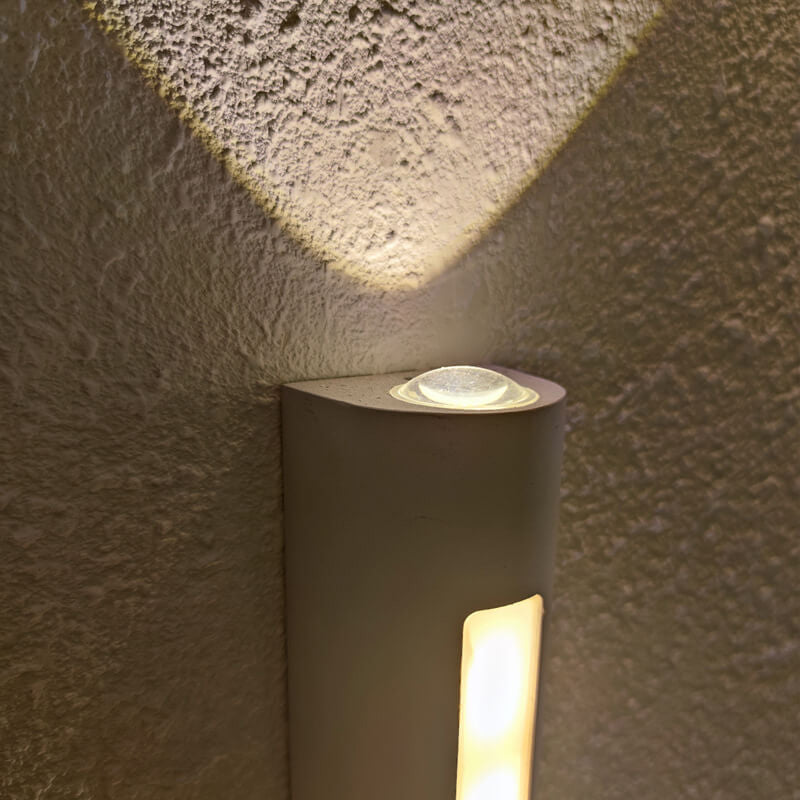 Moderne Minimalistisk Sylinderformet Design LED Utendørs Dekorativ Vegglampe | Skanto
