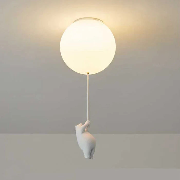 Skanto | Barnas Taklampe med Bamse og Ballong - CloudBear