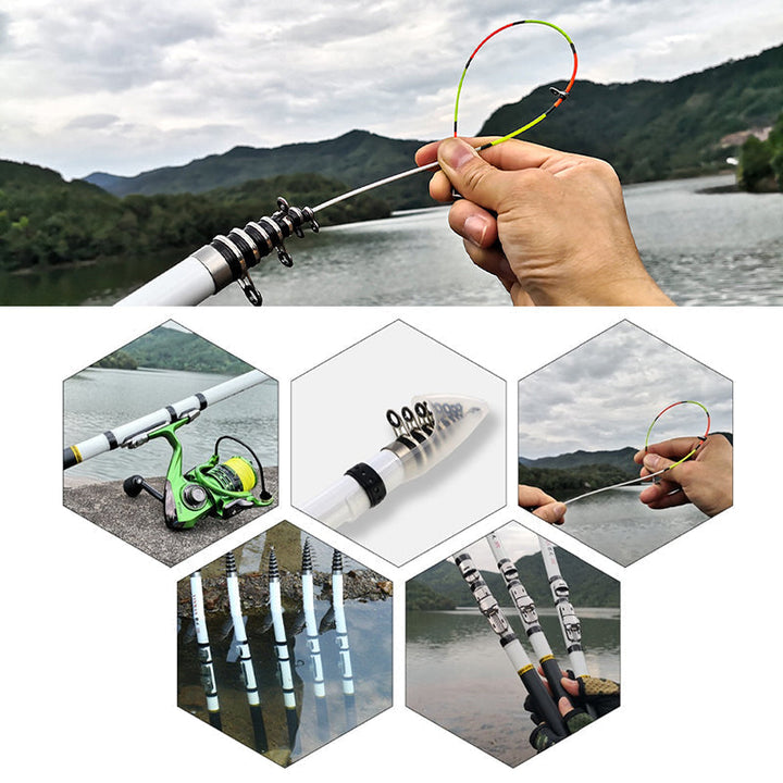 Skanto | Mini Sete Karbonfiber Teleskopisk Klippefiskestang