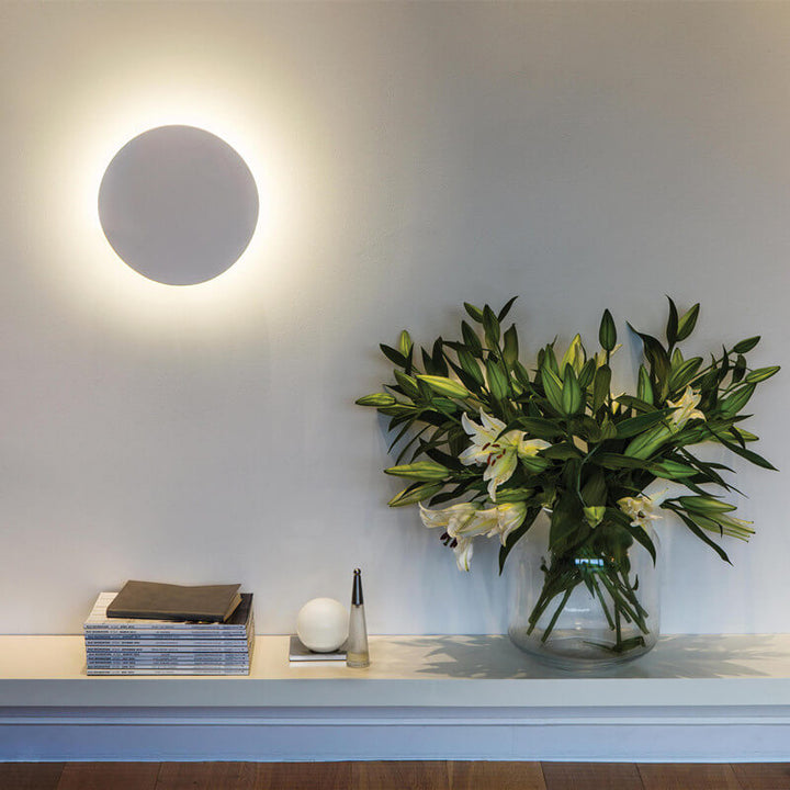 Skanto | GlowOrb Minimalistisk Rund LED Vegglampe | Fargevariasjon | Dimmbar Lys