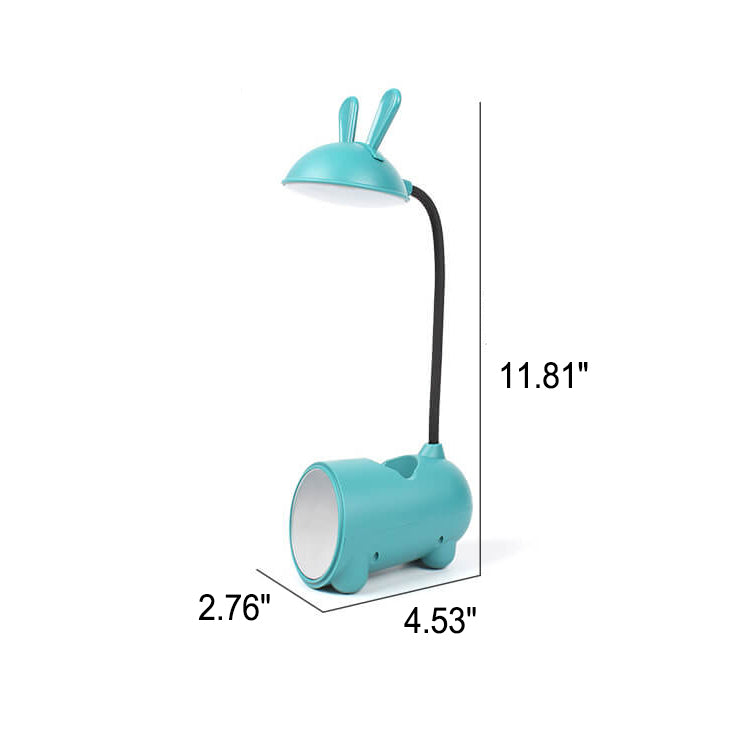 Skanto | Tegneserie Kreativ Kanin LED Berørings USB Pennholdere Skrivbord Lampe