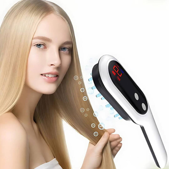RevitalHair Elektrisk Hårkam for Hårvekst | Anti Hårtap Enhet - for Hårtynning - Hodebunnsmassasje - Hårvekst Skanto