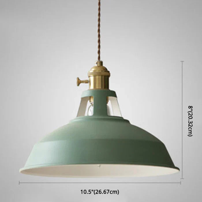 IronGlow Industrielle Retro-Hängelampe aus Metall, E27