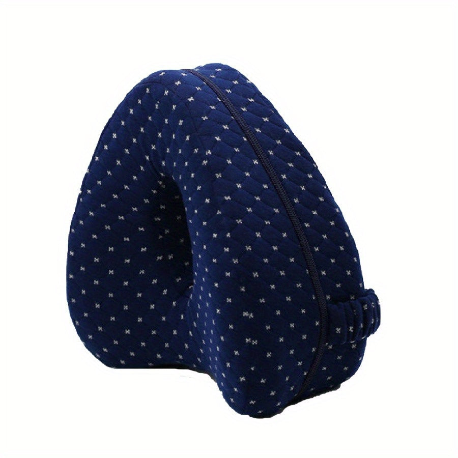 Ergonomisk Knepute for Side-Sovende - Støttende Minne Skum med Vaskbart Trekk | Skanto