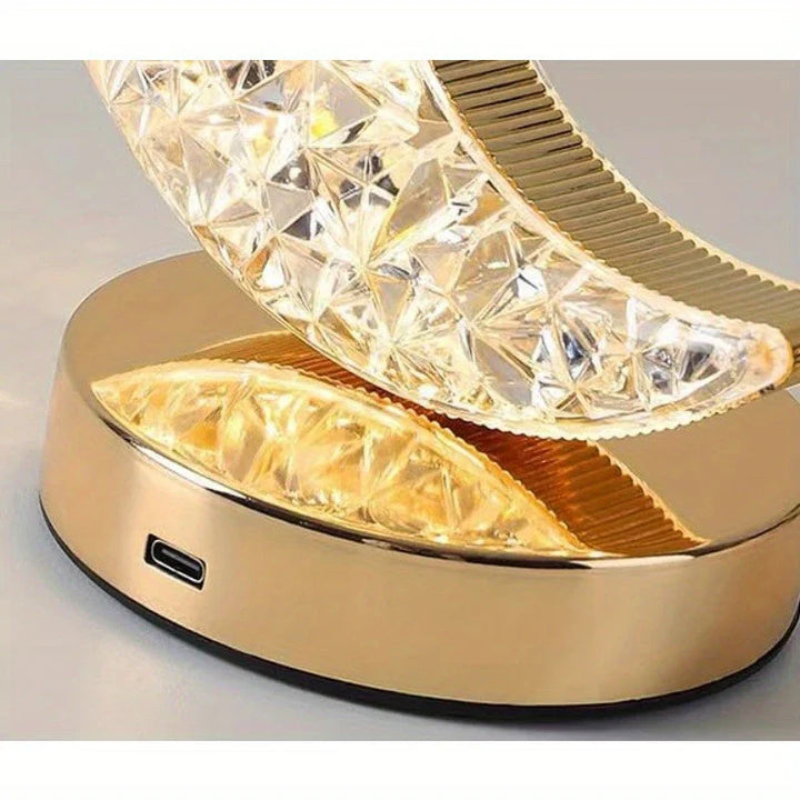 Magisk krystallbordlampe med dimmer - Celestia | Skanto