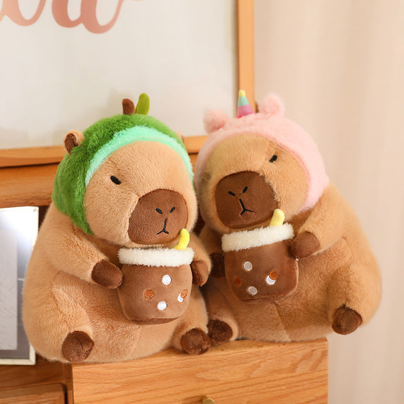 Skanto | CuddleCapy Kosedukke Plush | Kapybara & Kanin Design | Myk Kosedyr i Ulike Stiler & Størrelser