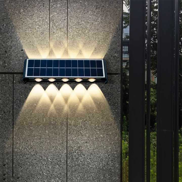 Skanto | Moderne Enkelhet Sol Vannavstøtende Rektangulær ABS PMMA LED Vegglampe For Utendørs Patio