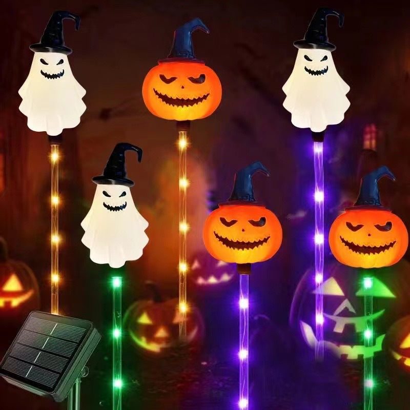 Skanto | Halloween gresskarhage solcellelampe