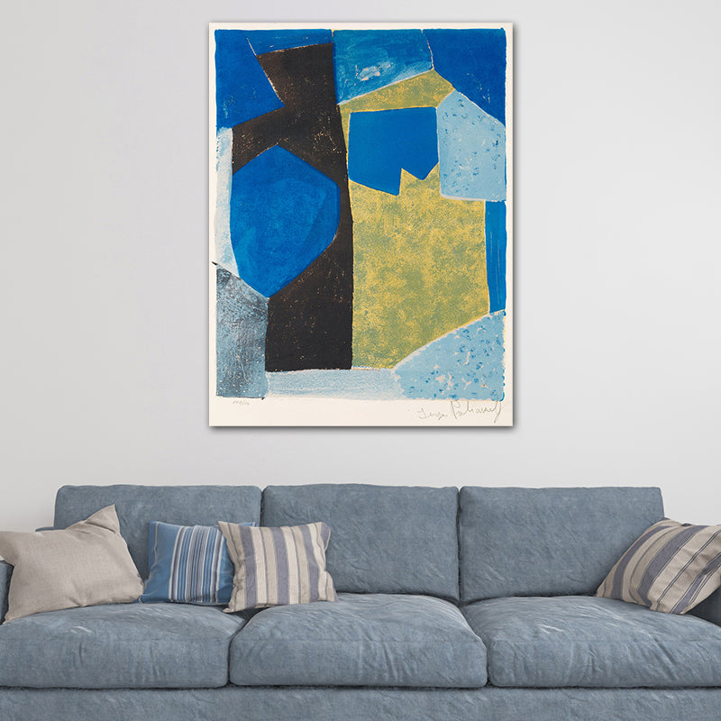 Norvo | Ny geometrisk mønster lerret teksturert mid-century modern for jenter soverom veggdekorasjon