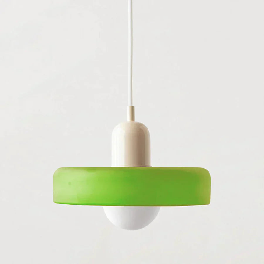Skandinavisk pendellampe for stue og spisestue – Minimalistisk design med justerbar høyde – Glass