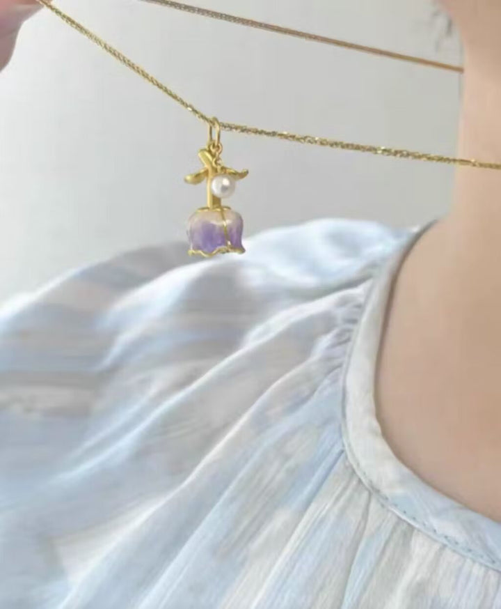Skanto | Elegant Rose Halskjede Charm