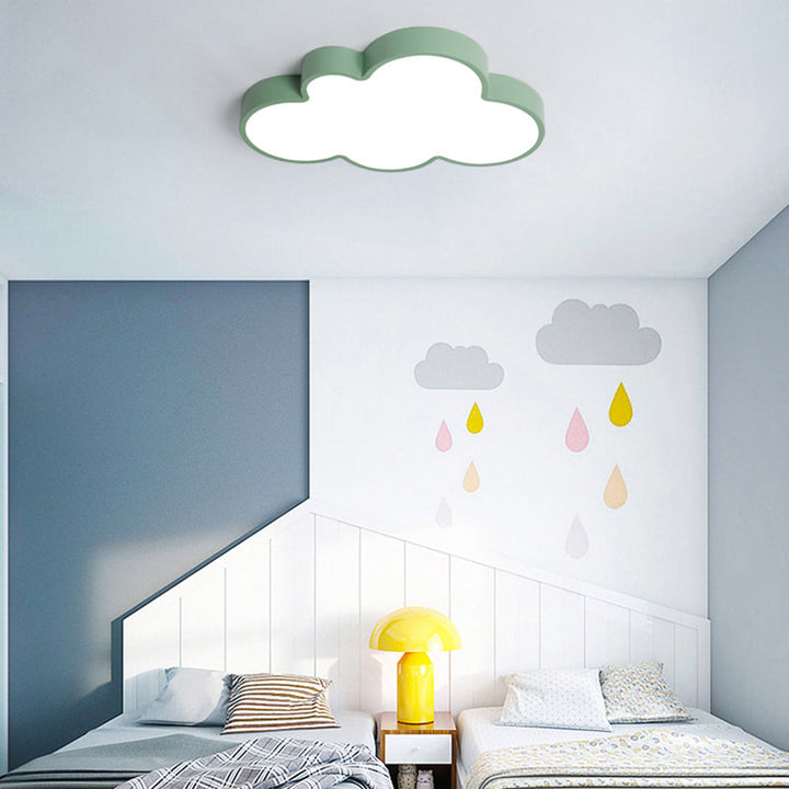Barnevennlig taklampe i sky-design