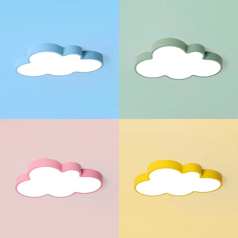 Barnevennlig taklampe i sky-design