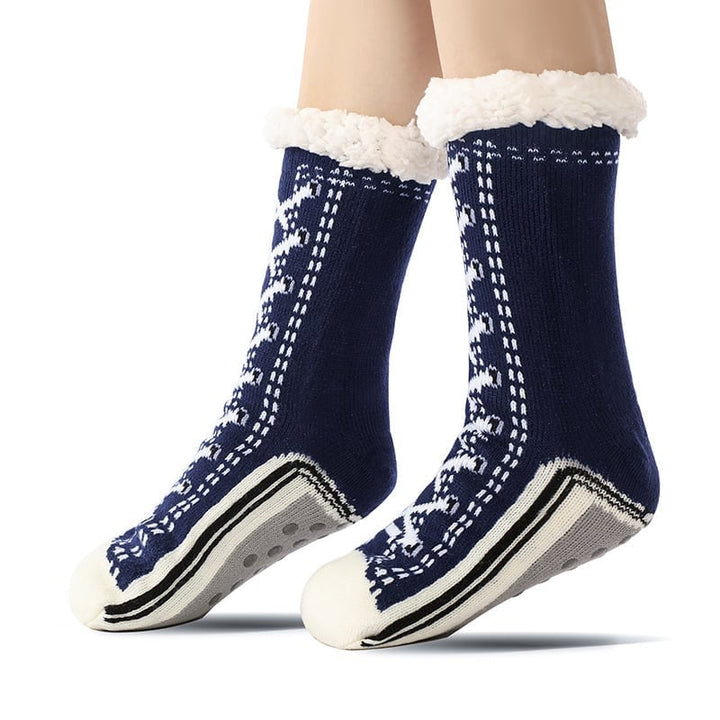 Skanto | Ultra-tykke Cashmere Slippers Sokker S