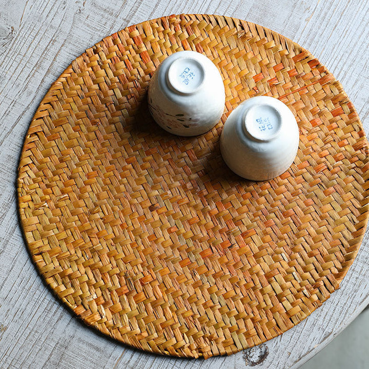 Håndlaget Rund Serveringsfat Skanto