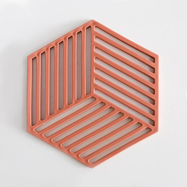 Unisex Silikon Coaster med geometrisk design Skanto