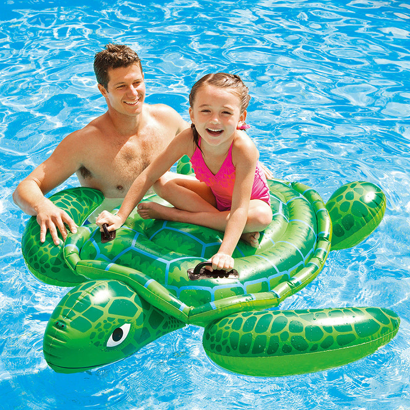 Uniseks oppblåsbar skilpadde med håndtak Skanto