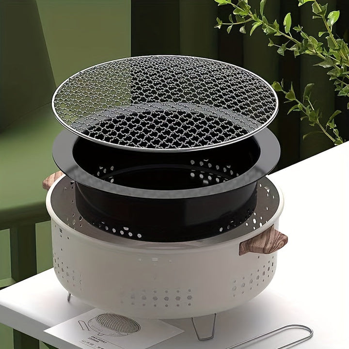 Innendørsgrill uten røyk – Elektrisk grillplate med fettavrenning og 2000W effekt | Skanto