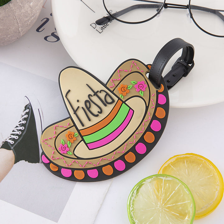 Unisex Fiesta-tema bagasjeidentifikator Skanto