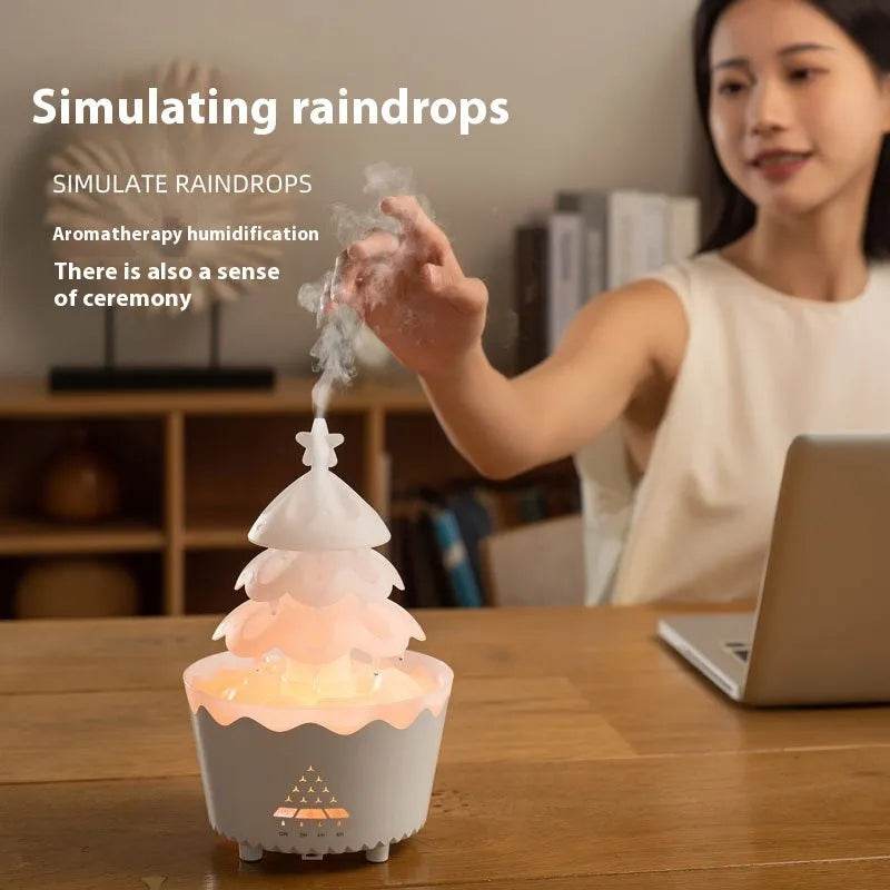 Skanto | 2025 Nytt Design Essensielt Olje Aroma Diffusor Husholdnings Stille Liten Fjernkontroll Fuktighetskrem Passer For Hjem Julgave