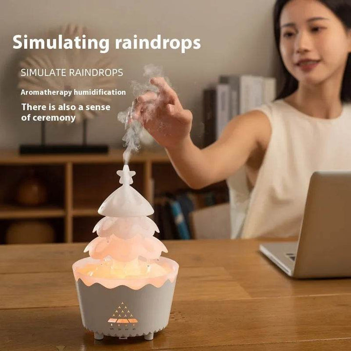 Skanto | 2025 Nytt Design Essensielt Olje Aroma Diffusor Husholdnings Stille Liten Fjernkontroll Fuktighetskrem Passer For Hjem Julgave