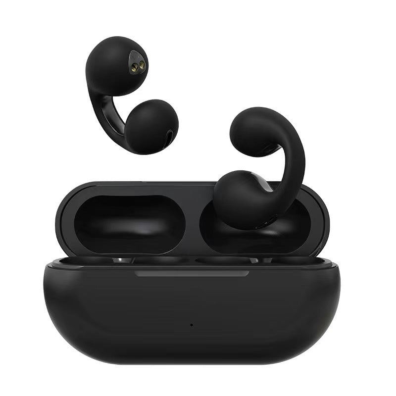 Bone conduction headphones with clip for the ear, wireless | Skanto