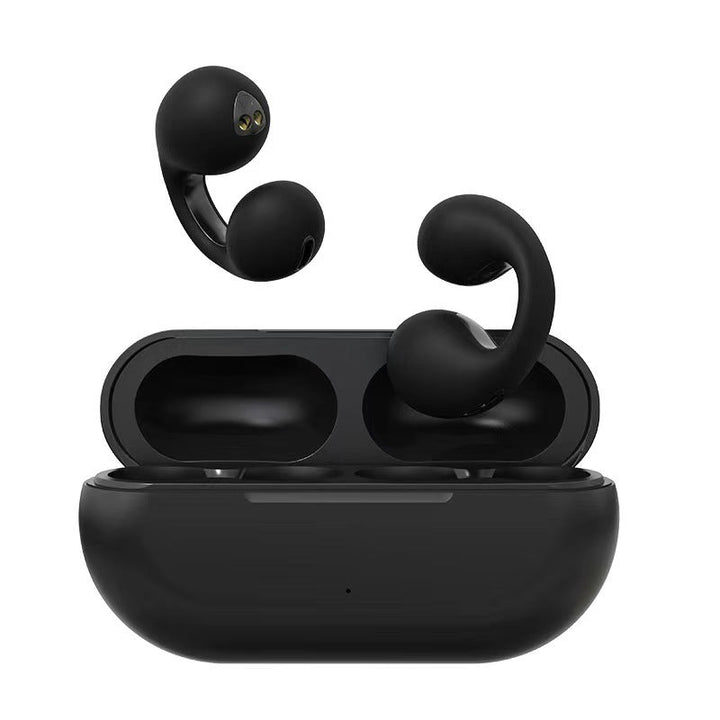 Bone conduction headphones with clip for the ear, wireless | Skanto