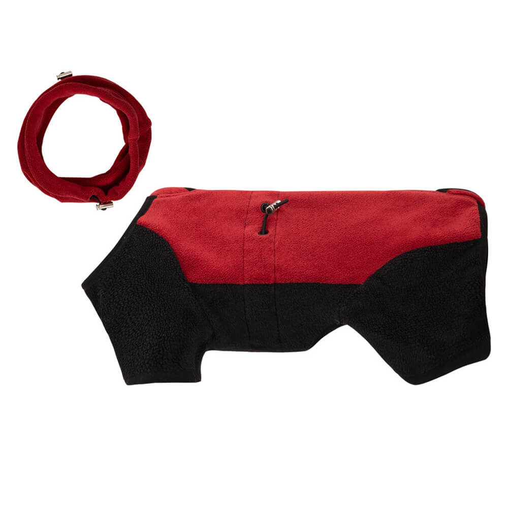 Skanto | Full Protection Polar Fleece Hundedress med Avtagbar Krage