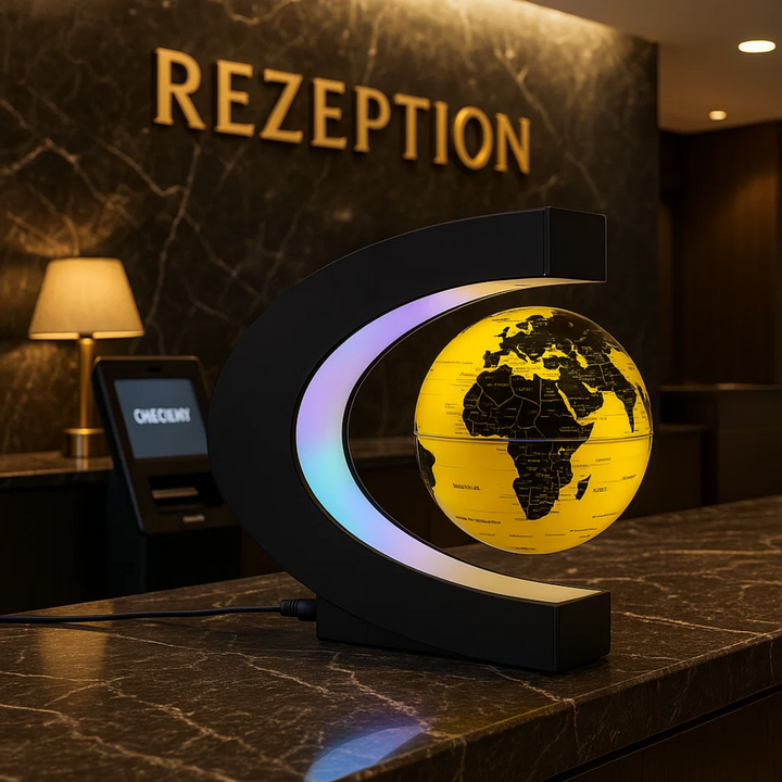 Skanto | AstroGlobe LED Verdens Globe – Flytende Globe Lampe med Magnetisk Oppheng