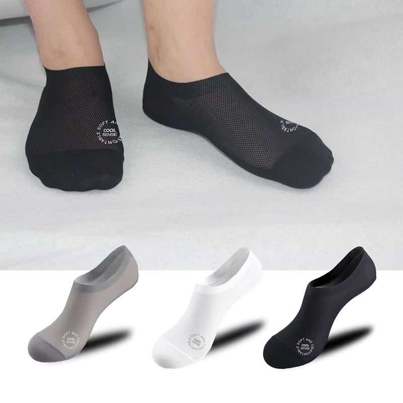 Skanto | Ultra-tynne fôr non-slip usynlige sokker