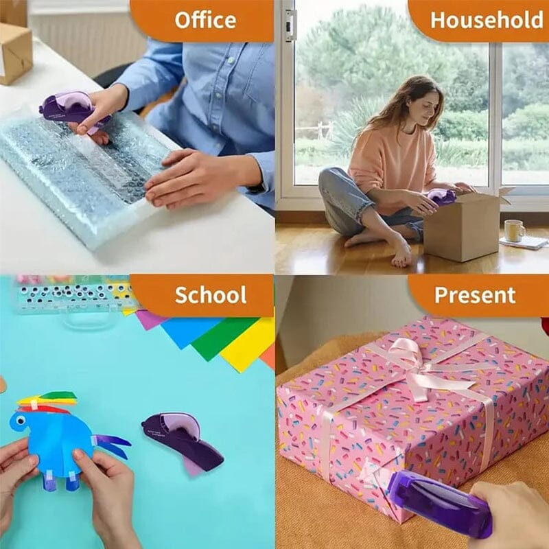 Automatisk tape dispenser, Alt-i-ett håndholdt tape kutter | Skanto