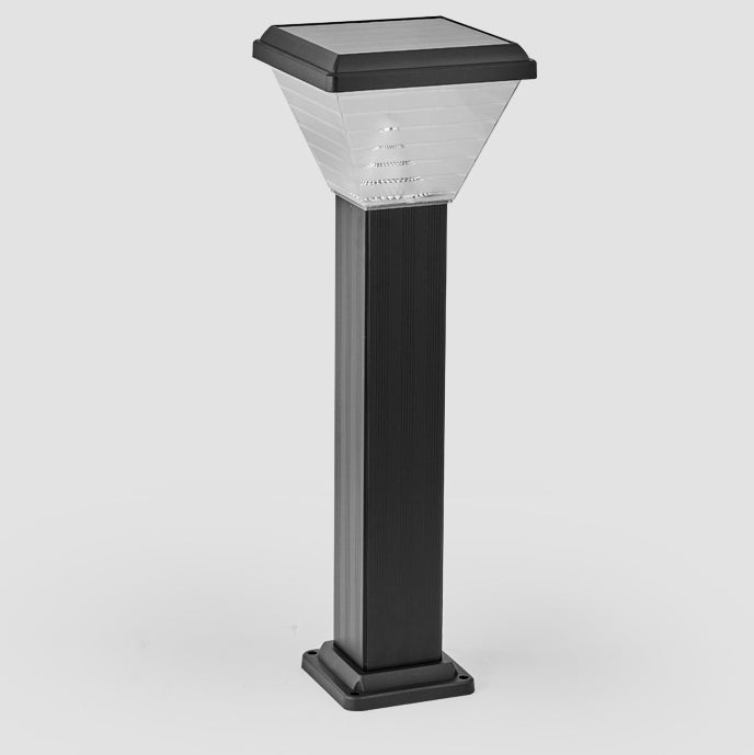 Moderne Minimalistisk Firkantet Sylinder Solvannett ABS PC LED Utendørs Lys For Hage | Skanto