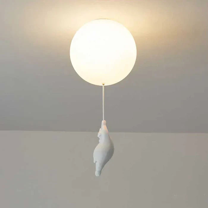 CloudBear – Lekende Barneromslampe med Ballong