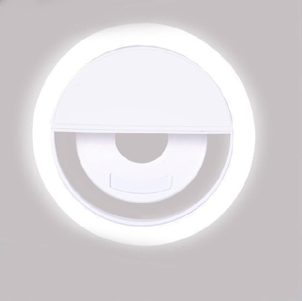 Skanto | Selfie-ring med innebygd lading – Perfekte bilder
