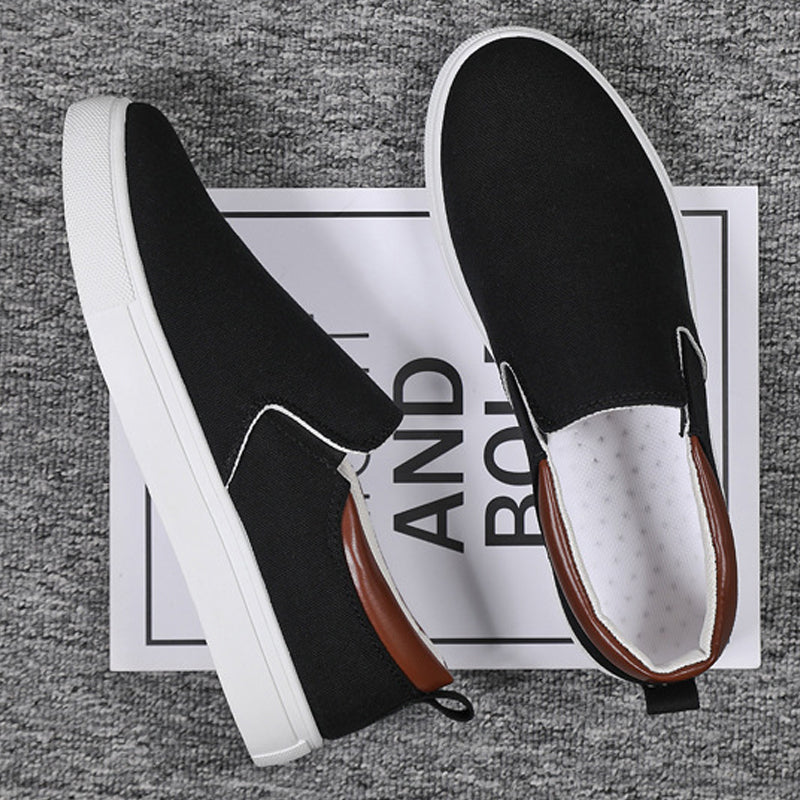 Skanto | Slip-On Sko laget av lerret for menn