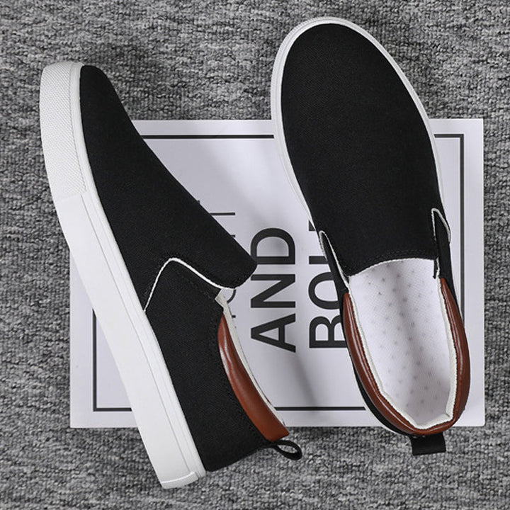Skanto | Slip-On Sko laget av lerret for menn