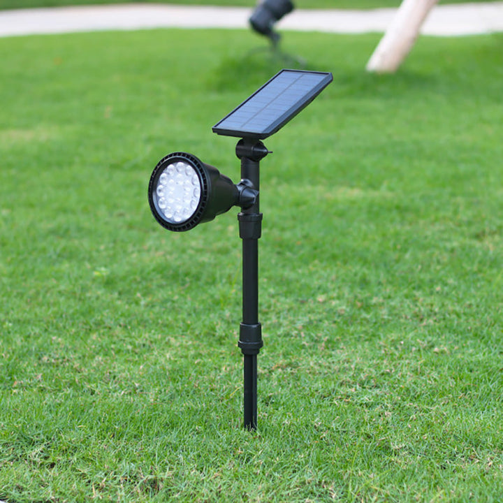 Moderne industriell ABS solvanntett LED spotlight hageinnsettingslys for utendørs patio | Skanto