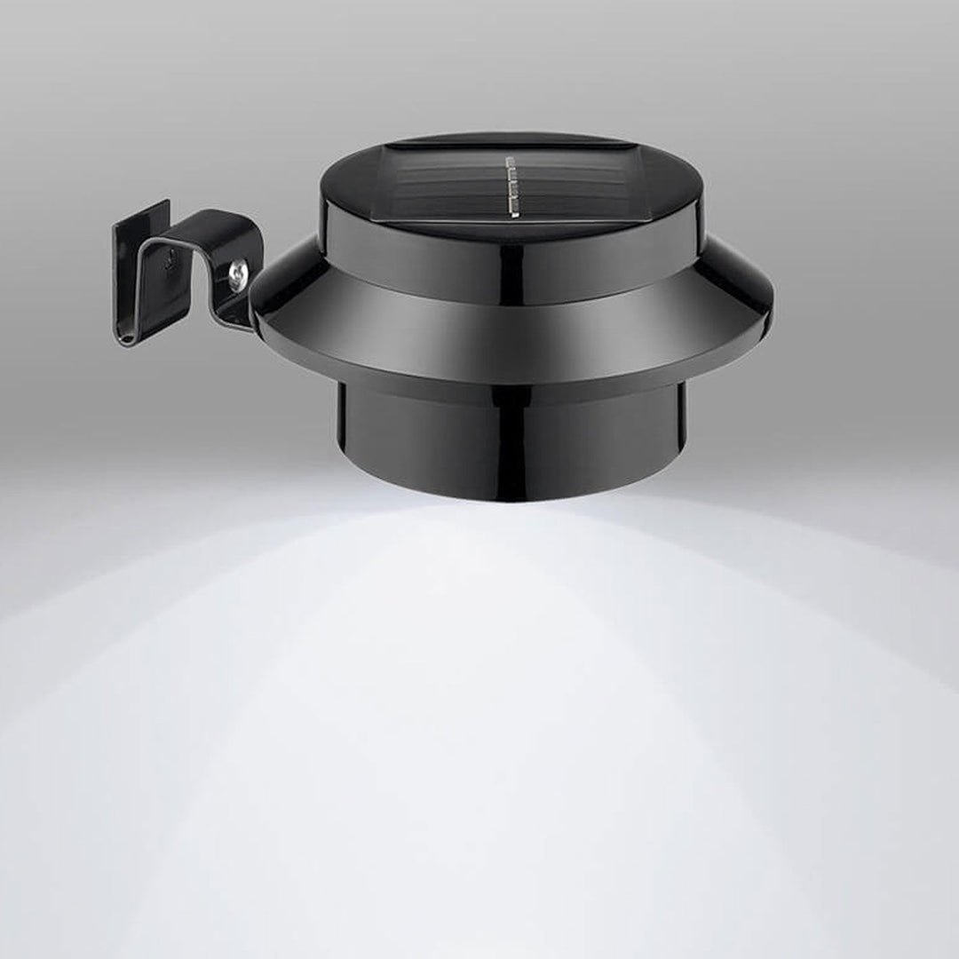 Solcelledrevet LED-vegglampe for utendørs bruk, vanntett, for gjerde og vegg