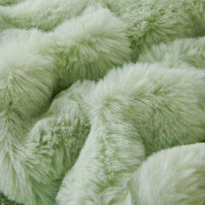 Luksus Ripple Faux Fur Sofa Deksel - Moderne, Stilig & Holdbar Sofa Beskyttelse | Skanto