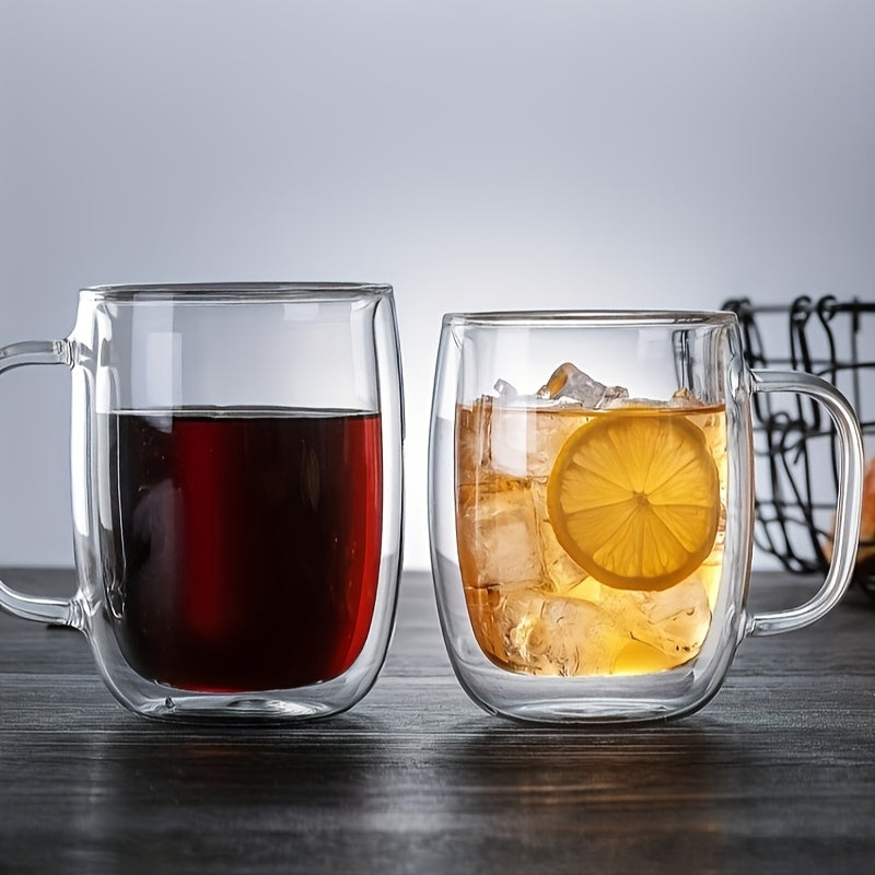 ThermoSip Doppelwandiger Glasbecher – Borosilikatglas, hitzebeständig og elegant