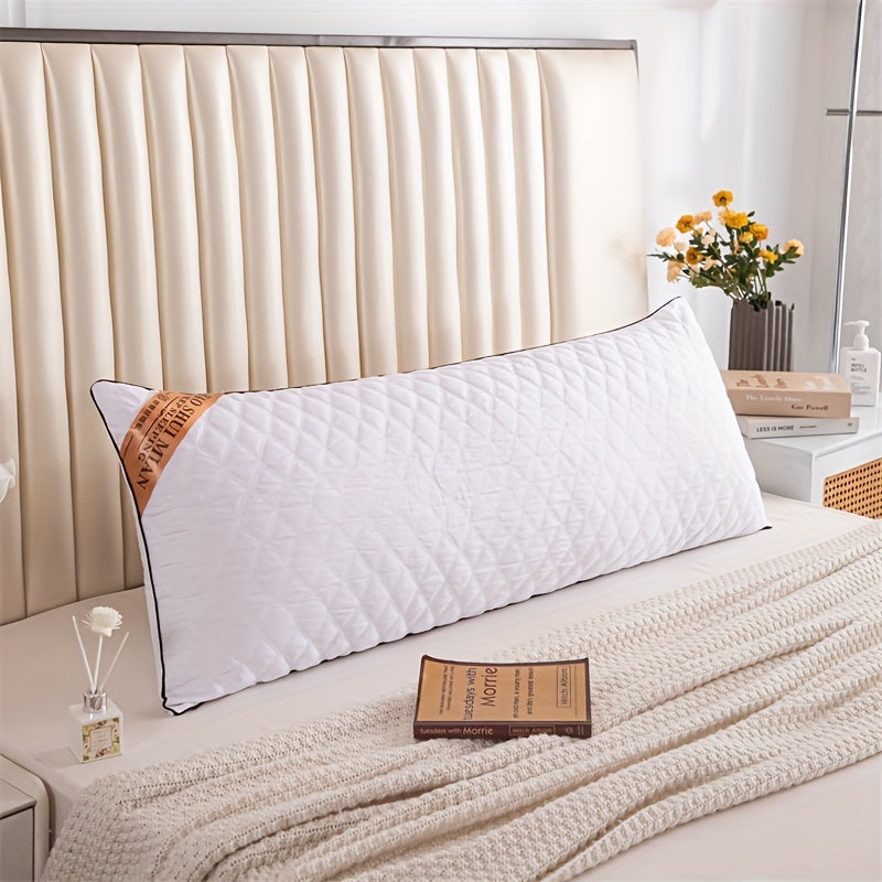 LuxurySoft - Ekstra Lang Hypoallergenisk Pute for Rygg- og Side-sovende, Myk og Pustende, Maskinvaskbar | Skanto