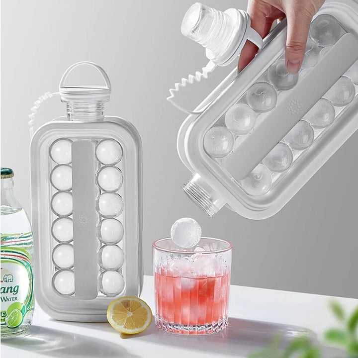 Plassbesparende isbitmaker for forfriskende delikatesser hjemme | Skanto