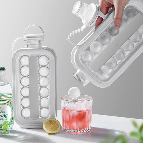 Plassbesparende isbitmaker for forfriskende delikatesser hjemme | Skanto