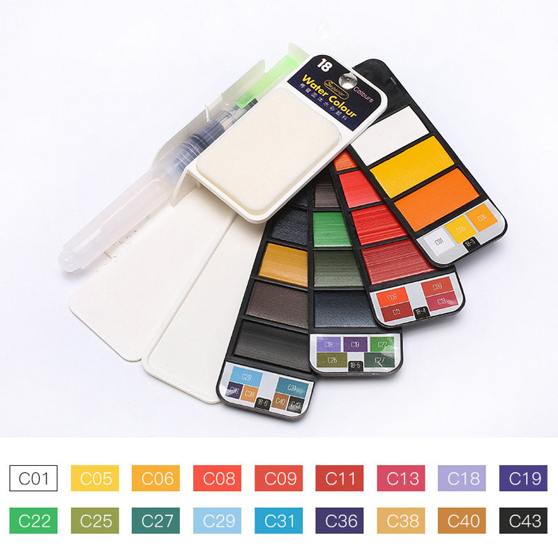 Skanto | Solid Gouache Pigment Palette - la kreativiteten din tale!