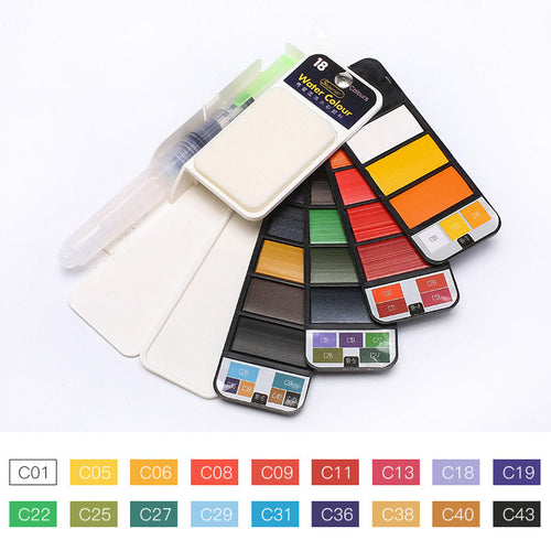 Skanto | Solid Gouache Pigment Palette - la kreativiteten din tale!