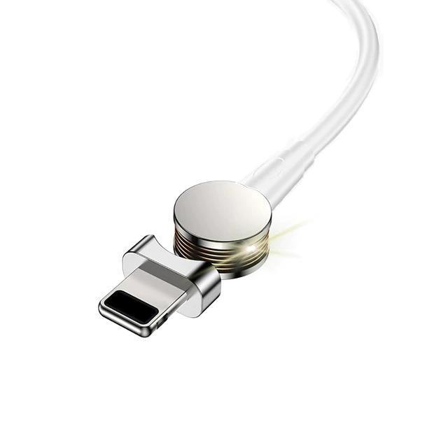 Skanto | Magnetisk kabel 180° roterende ladekabel for Android og IOS hurtiglading dataoverføring