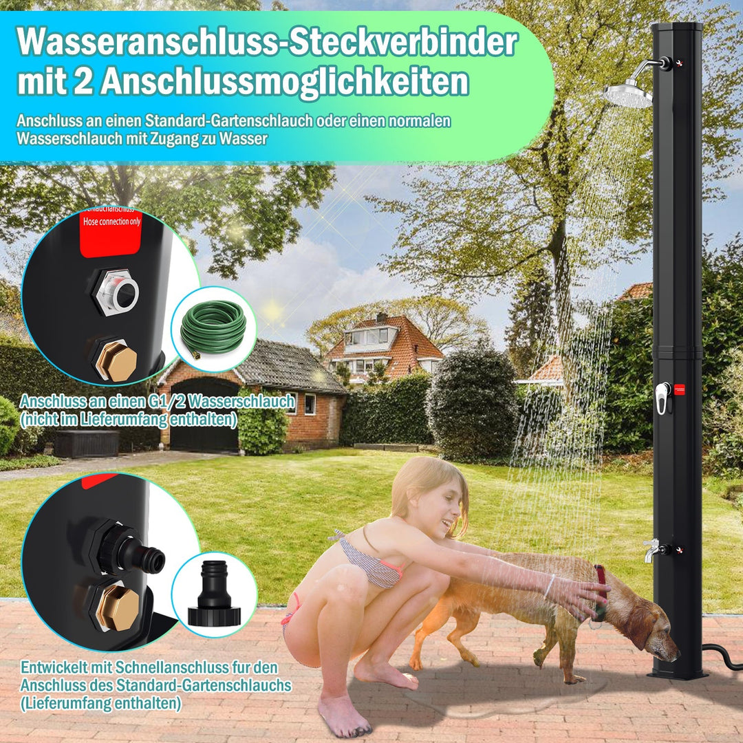 Solardusj 35L hagedusj inkl. beskyttelsesdeksel | Skanto